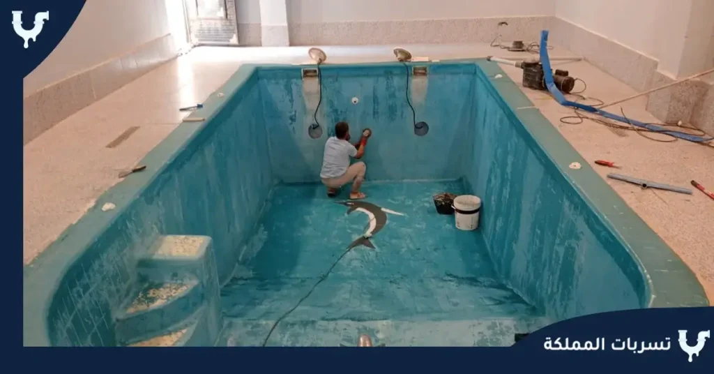 شركة صيانة مسابح فيبر جلاس مع الضمان بجدة