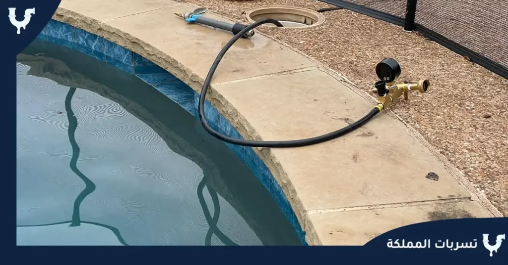 فحص تسربات المسابح الخرسانية بجدة